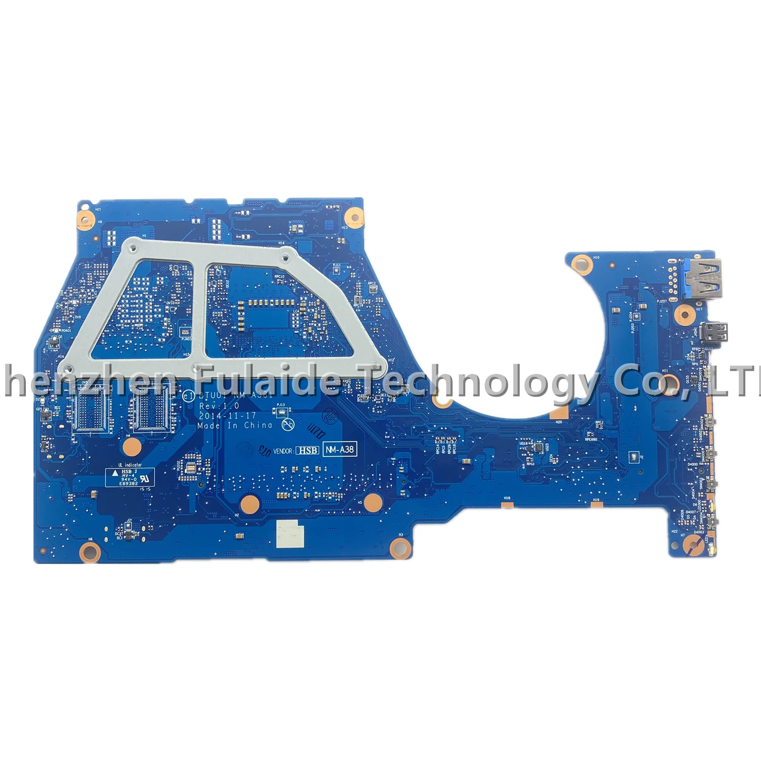 BTUU1 NM-A381 For Lenovo Yoga 3 14 Laptop Motherboard With I3-5005 I5-5200 I7-5500 I5-6200 CPU UMA FRU:5B20H35640 5B20H35614