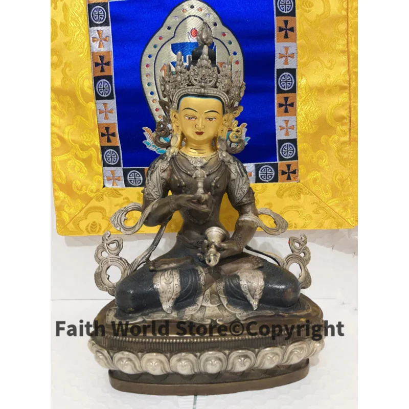 Wholesale Buddhist supplies Tibet Nepal Vajrasattva Vajra Buddha bronze statue HOME Exorcism exorcise evil spirits bless Safe