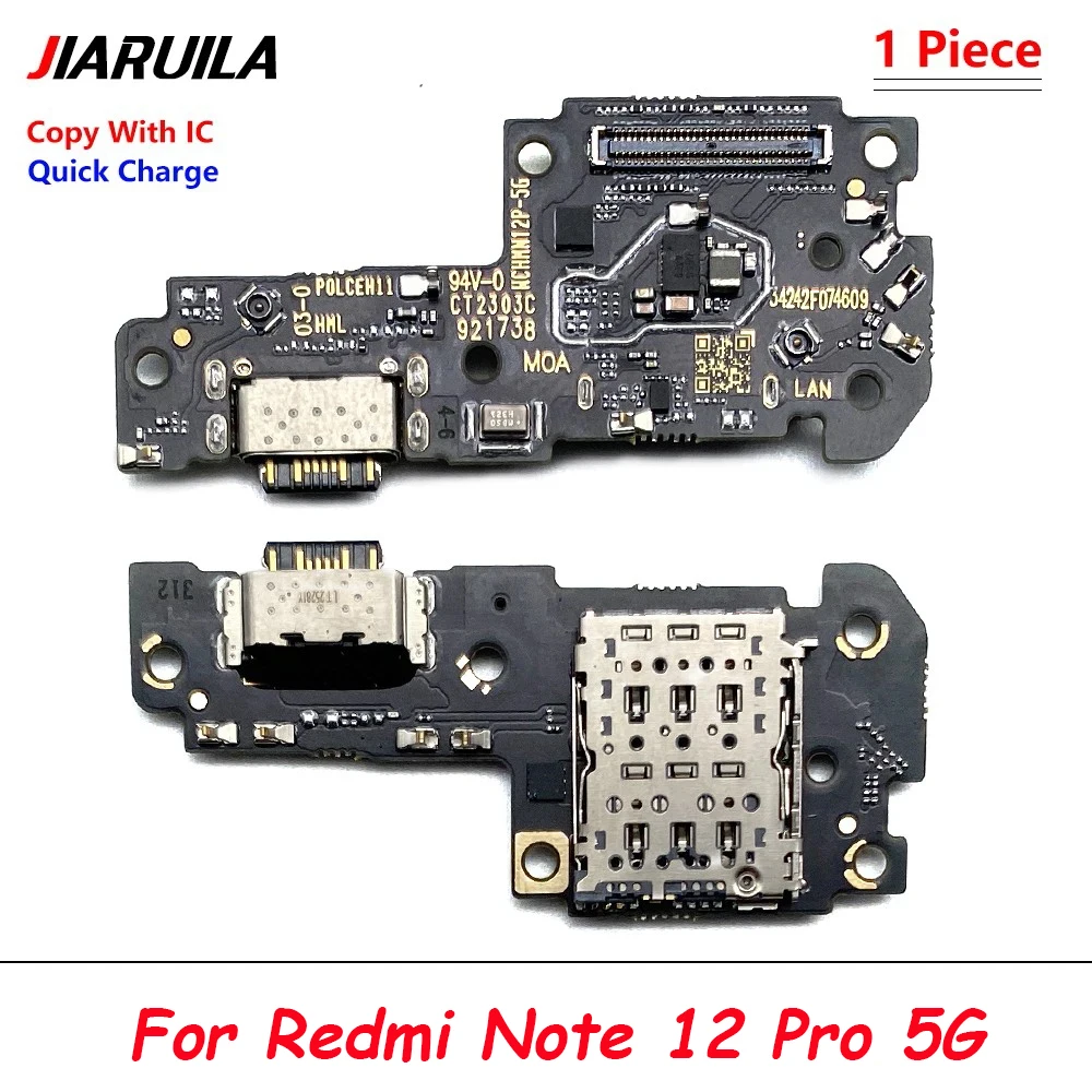 Charger Board PCB Flex For Xiaomi Redmi Note 7 8 8T 9 9s 10 10s 11 12 Pro Plus 4G USB Port Connector Dock Charging Ribbon Cable