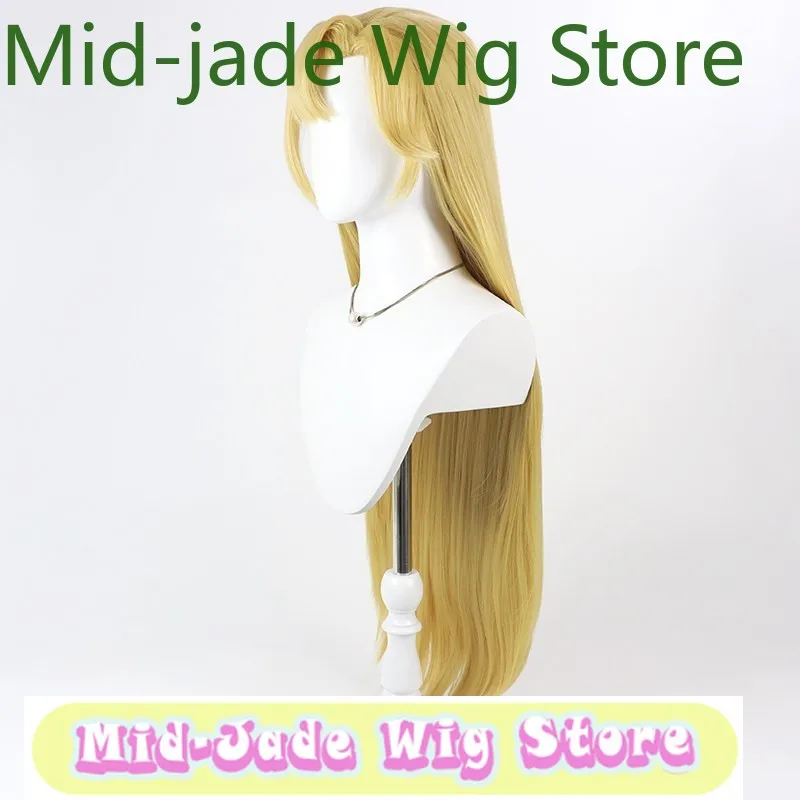 

Mid-jade Wig Game MapleStory Radiant Malefic Star Cosplay Wig Golden Yellow Short Styled Hair Heat Resistant Synthetic Wigs