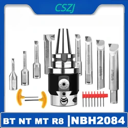 Testa di alesatura NBH2084 Set testa di alesatura NBH BT30 BT40 BT50 NT30 NT40 NT50 R8 Set di attrezzi per alesatura barra di alesatura NBH2084 taglierina di alesatura