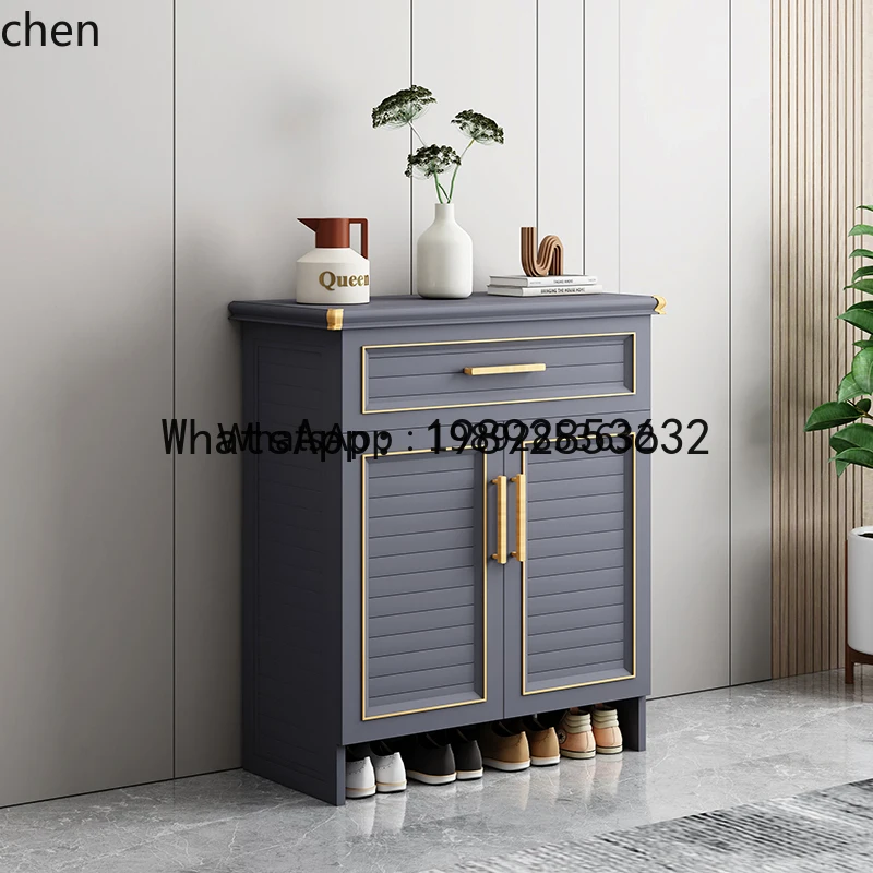 خزانة أحذية LYY مصنوعة من سبائك الألومنيوم بالكامل وشرفة خارجية وخزانة مقاومة للماء وواقية من الشمس #4