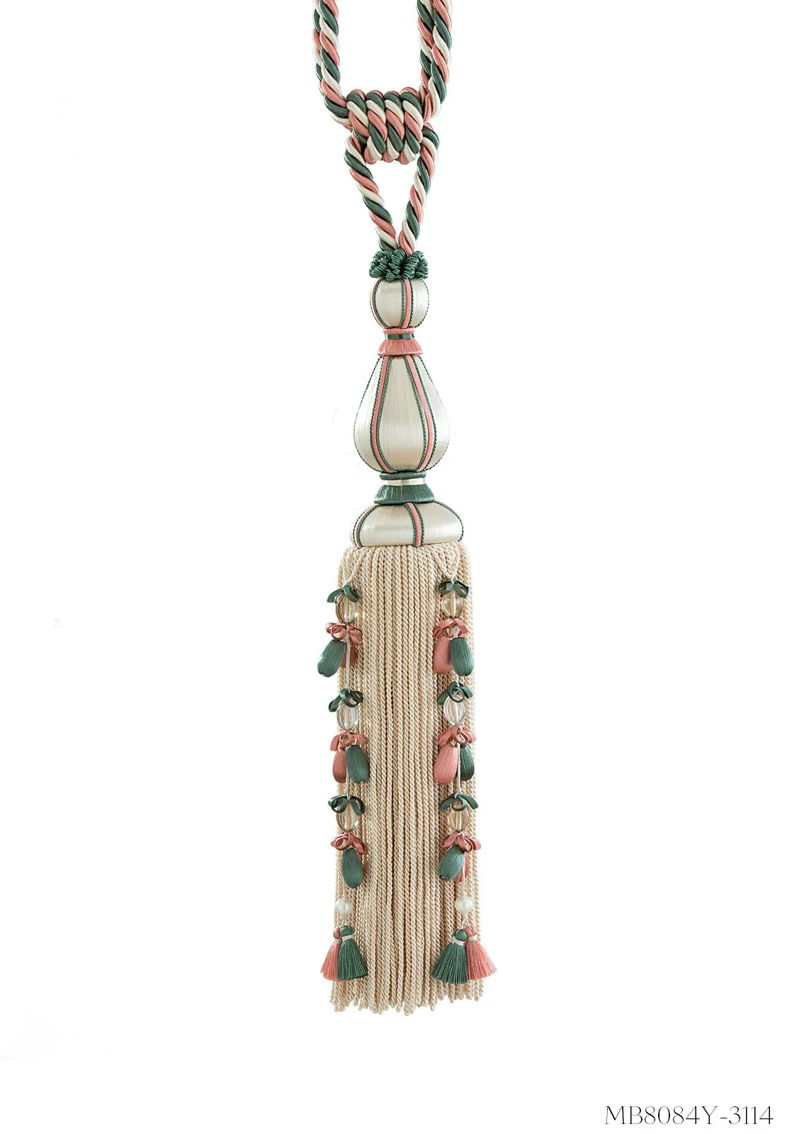Genuine Europe Annecy Curtain Straps Curtain Buckle Accessories Curtain Decoration Pendant Fringe Hanging Ball Spike Strap