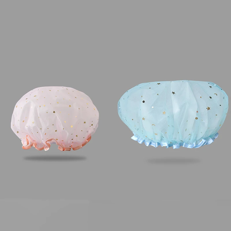 Luxury Women's Reusable Shower Cap Bonnet