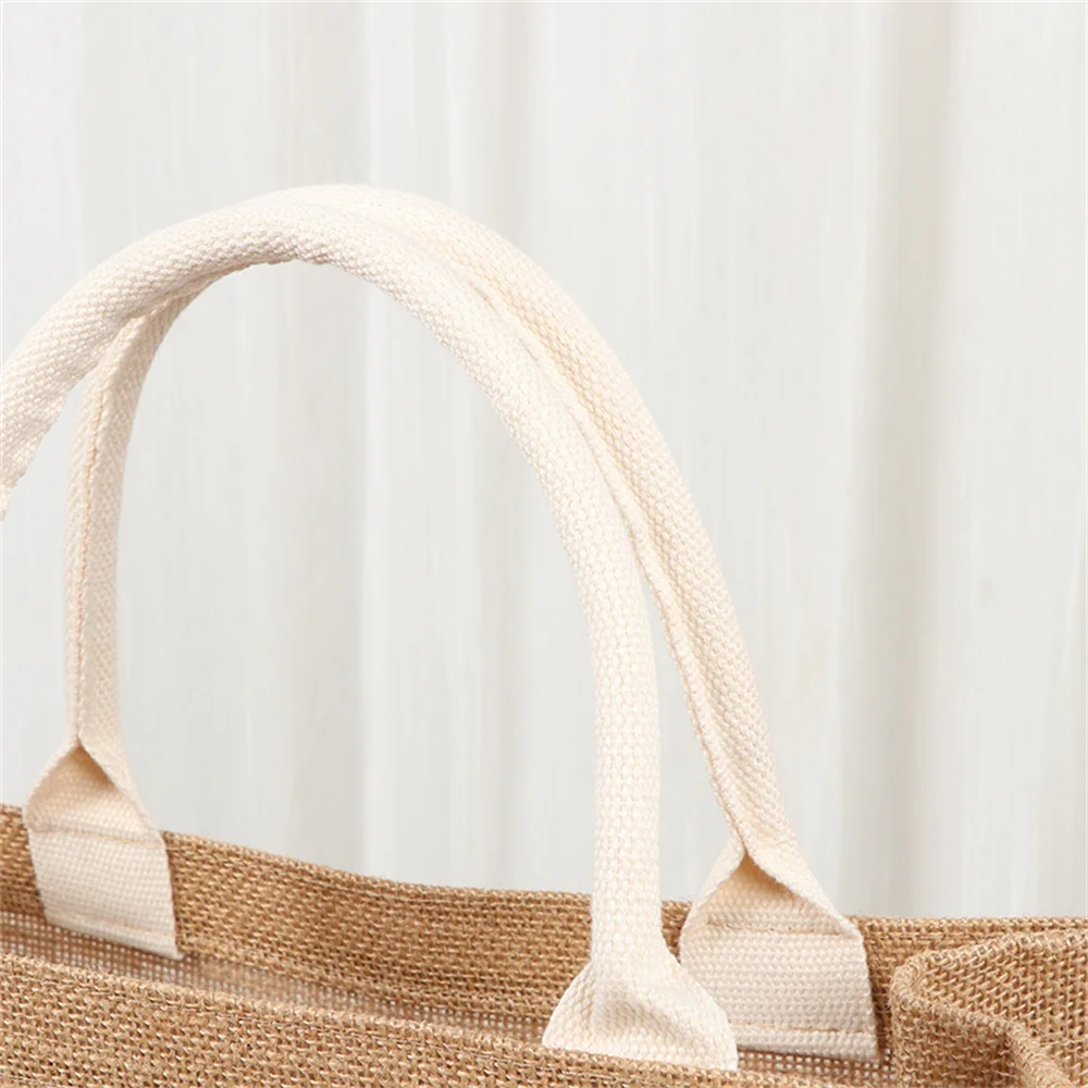 New Bride Linen bag  Bohemian style handbag for bride Wedding decorations Creative wedding gifts Bridal shower favor