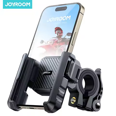 Joyroom Bicycle Phone Holder Motorcycle Phone Mount 360&deg; Rotation For Electric Scooter Mountain Dirt Bike For 4.7-7.0&rdquo; Phones
