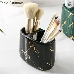 Nordic Ceramics Toothbrush Holder Washing Tools Shelf Toothpaste Tooth Brush Holder Organizer Bathroom Toothbrush Accessories