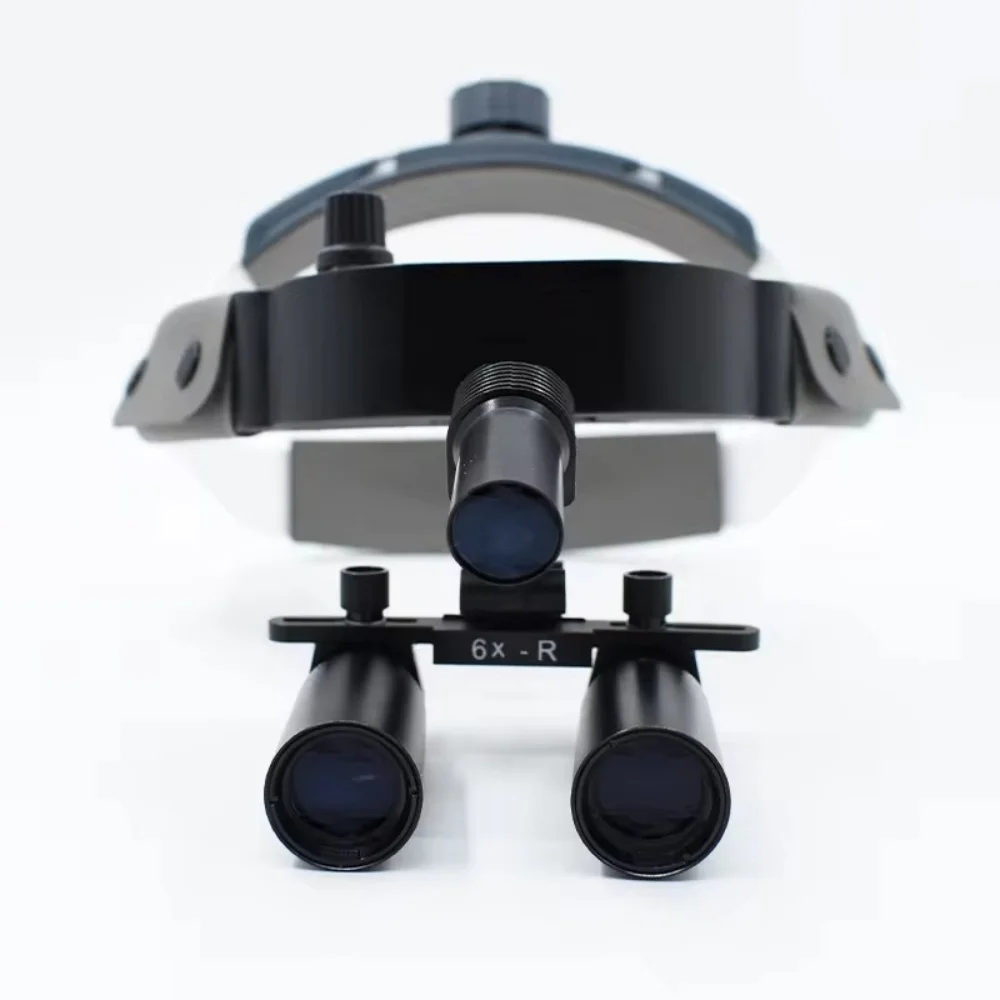 6X Dental Loupes 5W Headlamp Binocular Medical Magnifier Pupil Adjustalbe Surgery Operation Lens Dental Equipment