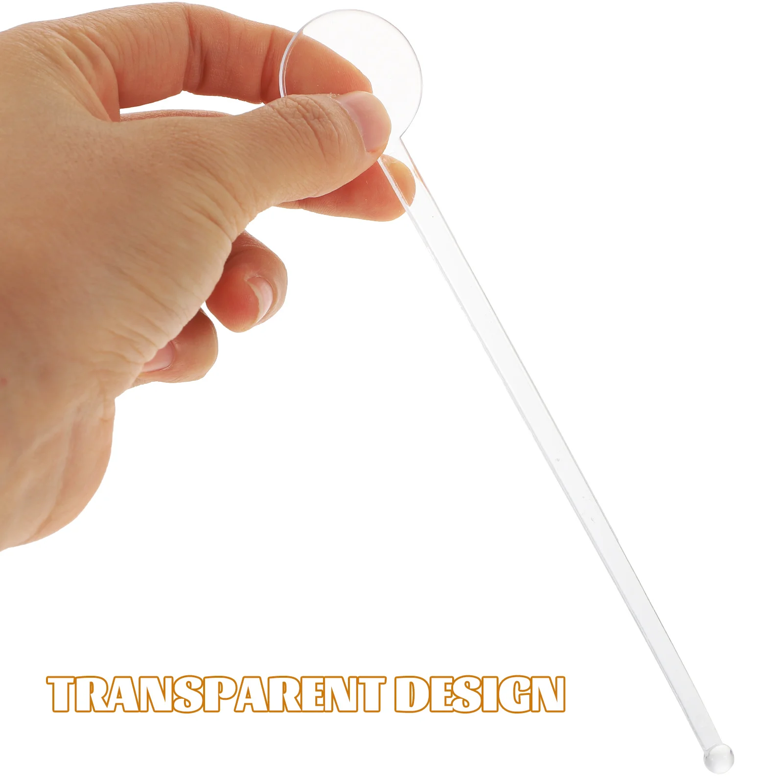 80 Pcs Stirring Rod for Cocktails Mudler Sticks Drink Stirrer Tubes Ruffle Coffee Mixing Bowl Clear Swizzle