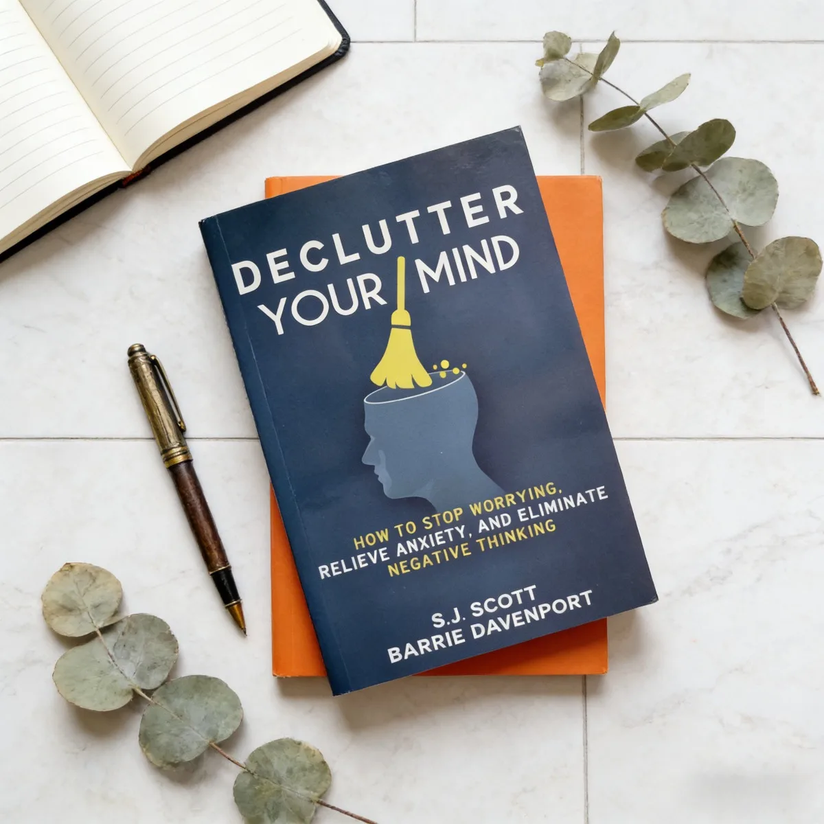 

Очистите свой разум от беспокойства, перестаньте тревожиться, снимите тревогу, избавьтесь от негативных мыслей. Книга по самопомощи для улучшения психического здоровья. S.J. Скотт Барри