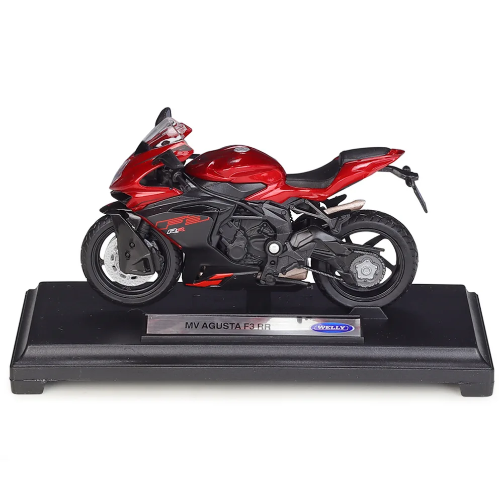 Welly 1:18 Motorfiets Modellen Mv Agusta F3rr F 4S Legering Model Motorfiets Model Miniatuur Race Speelgoed Voor Geschenkcollectie