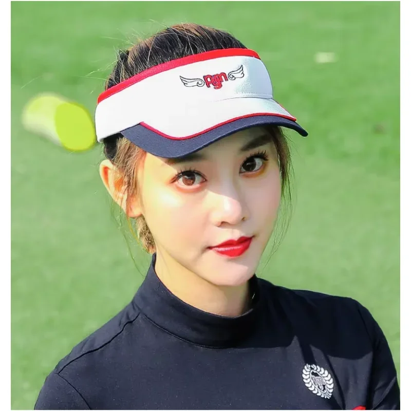 PGM manufacturer directly supplies golf caps for women without tops, sports hats for summer ventilation and sun protection