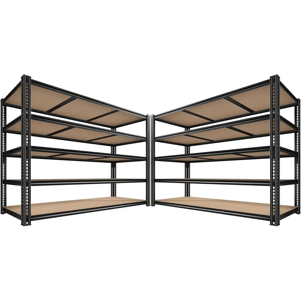 

Heavy-Duty 5-Tier Adjustable Metal Shelving Unit, 60W x 24D x 72H, 3500 lbs Capacity, Garage Storage Rack