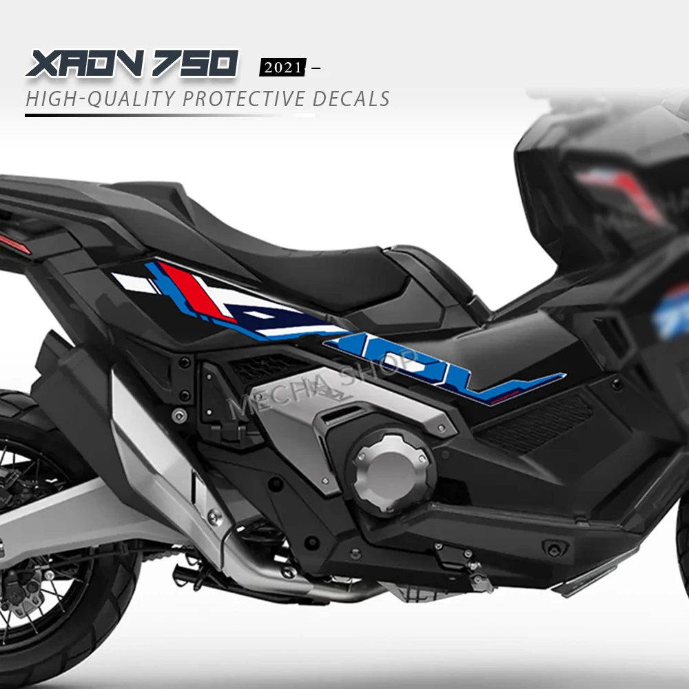

Наклейки на обтекатель для X-ADV 750 Pearl Mud Gray 2021-2024 XADV750 Black