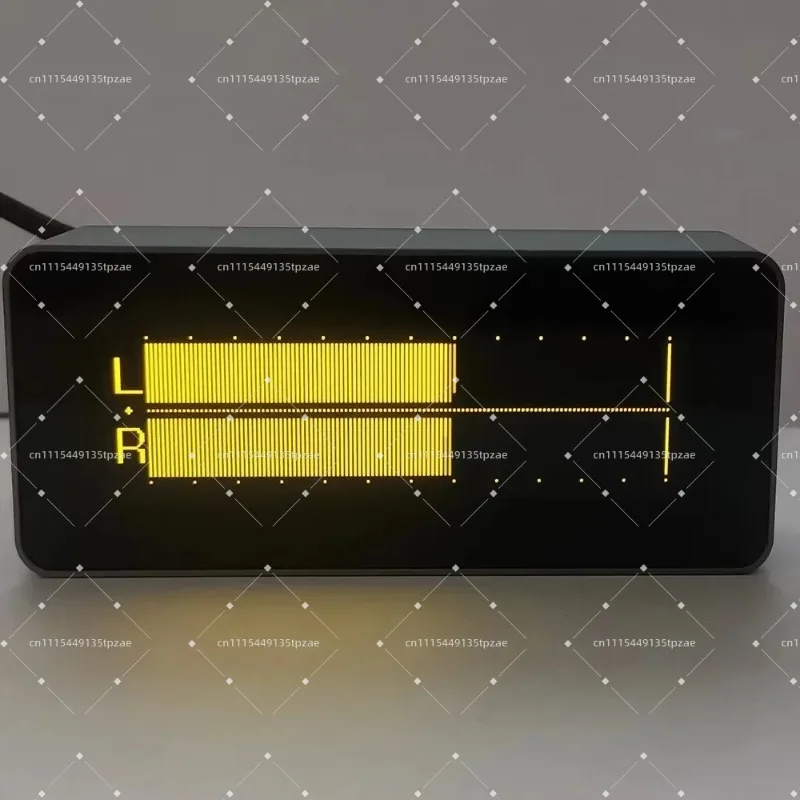 DIY Music Audio Spectrum Indicator Amplifier Speed Adjustable AGC Mode Desktop Decoration Gift