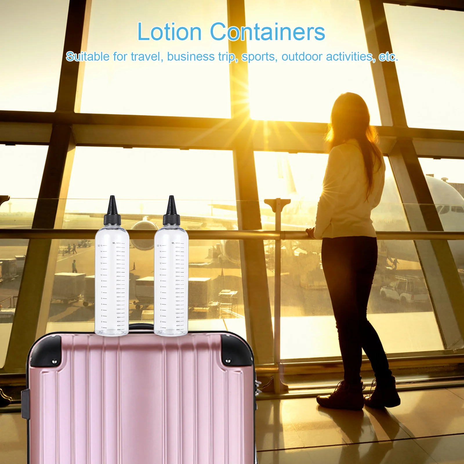 

12Pcs Hair Perm Liquid Bottle Plastic Needle Nose Refillable Calibration Precision Hairdressing Tool Essential Oil Dispenser