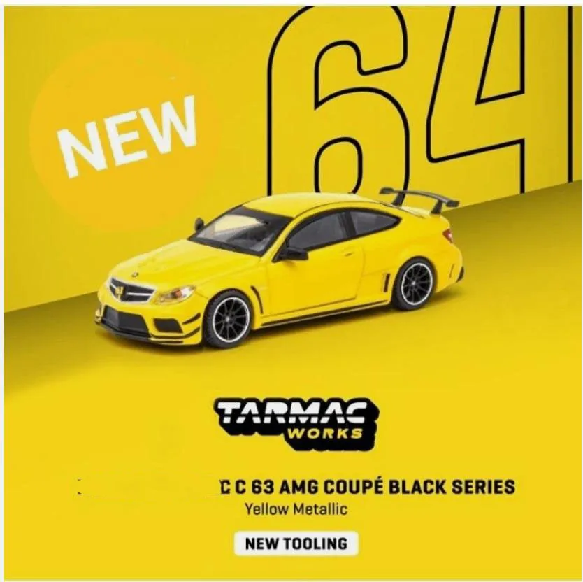 

New TW 1:64 C63 AMG Black Series Toys Diecast Simulation Model for Collection Gif