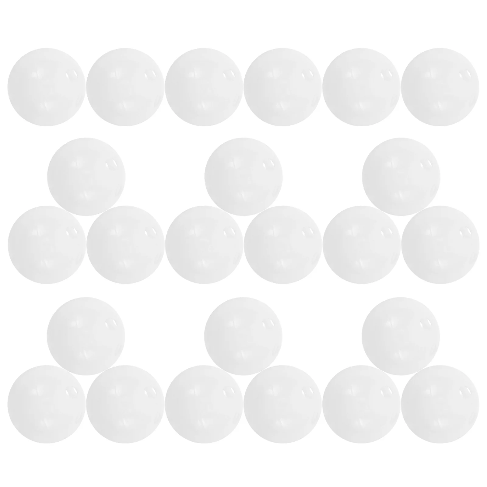 30 قطعة كرات حشرجة الموت البيضاء للأطفال التحفيز السمعي خفيفة الوزن تهز الصوت إدراج DIY بها بنفسك ألعاب الطفل الحرفية إصلاح