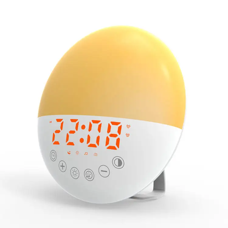 Vofull Smart Sunrise Wake-up Led Alarm Clock Artifact Radio Music Atmosphere Student Alarm Clock