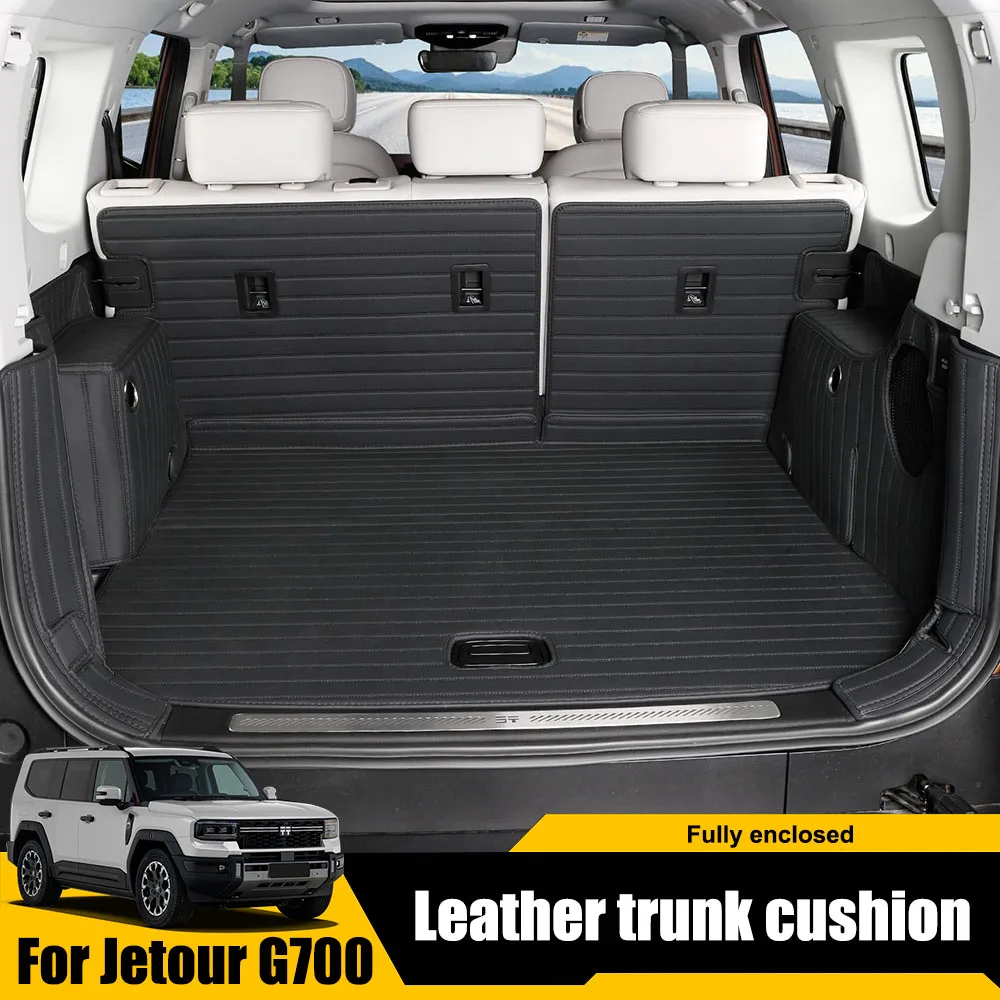 

5 шт. для Chery Jetour G700 2025 2026, полностью закрытая подушка багажника, аксессуары для модификации автомобиля, кожаная подушка багажника