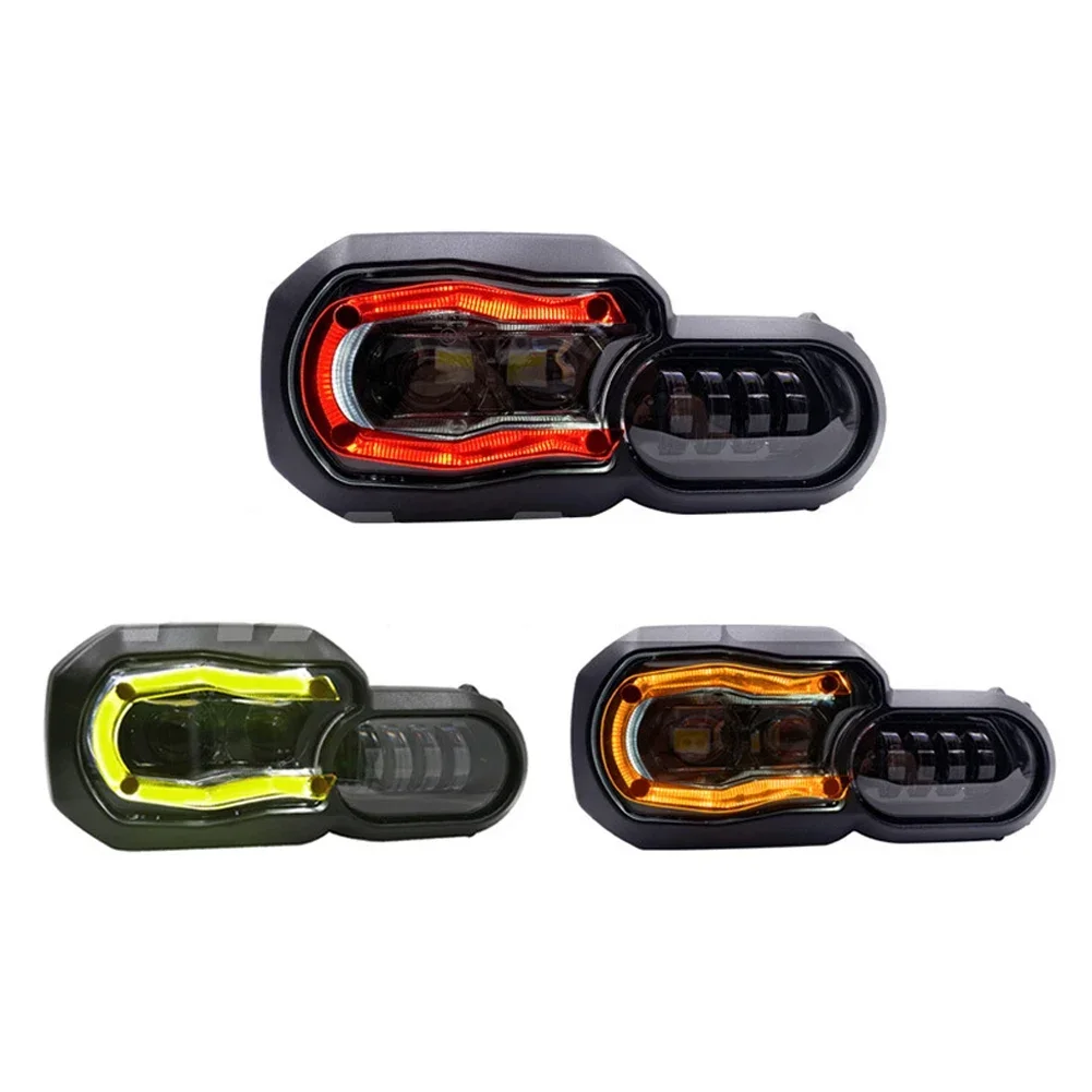 Motorcycle Headlight Protector Lense Cover LED Lamp Daily Lamp Discoloration Patch For BMW R1250 GS GSA R1200GS LC ADV 2013-2021