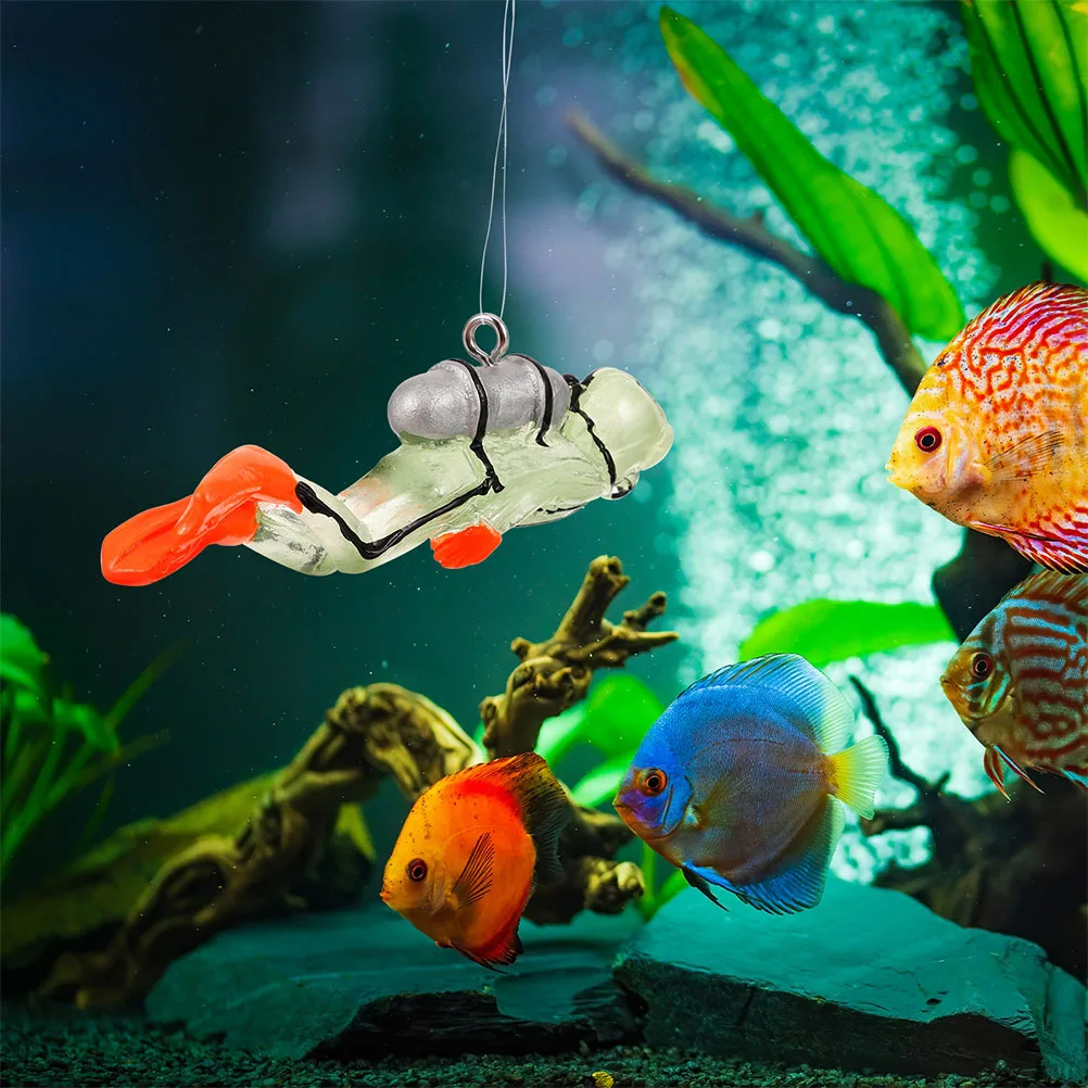 

2Pcs Floating Glow Diver Aquarium Decorations Resin Fish Tank Ornament Cartoon Diver Floating Tank Decor Accessories