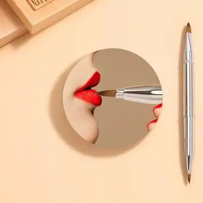 

1Pcs Retractable Lipstick Applicator with Soft Bristles Smooth Precision Application Ideal for Lip Gloss Foundation