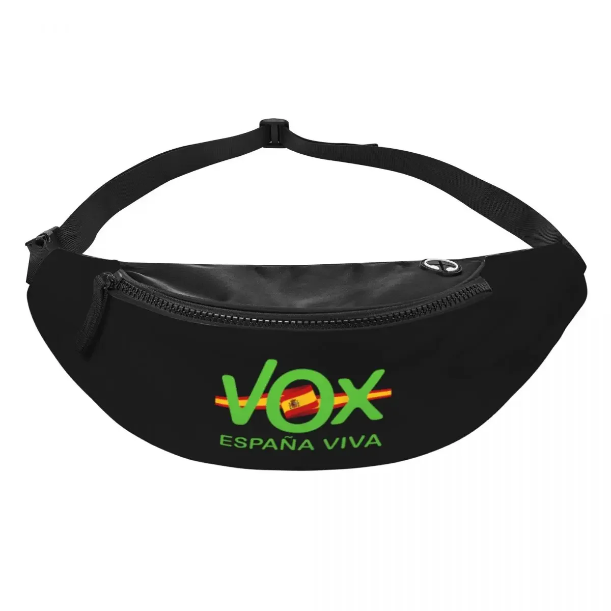 Espana Viva Vox Fanny Bag Custom Spain Flag Crossbody Waist Pack Men Women Cycling Camping Phone Money Pouch