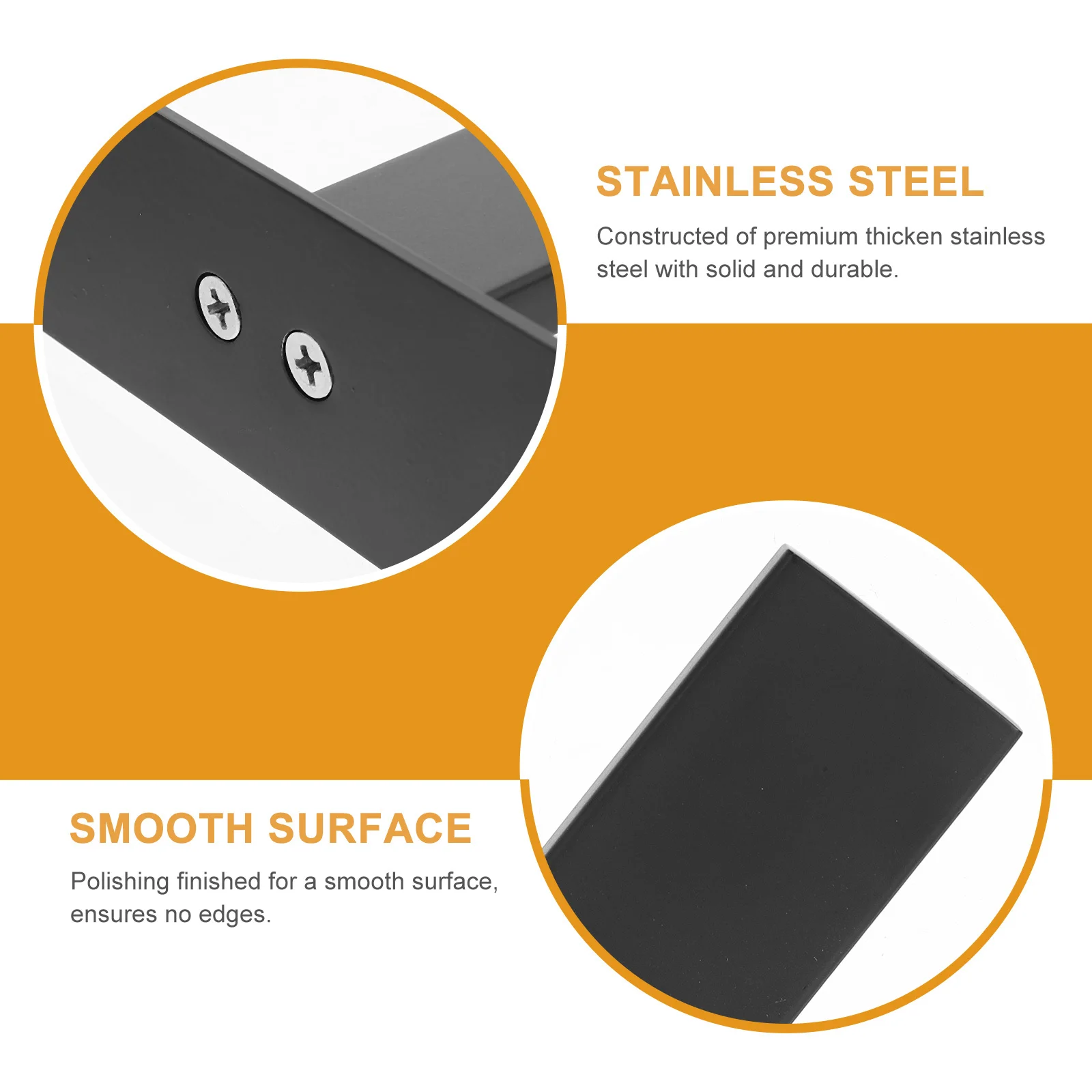 

1Set Toilet Stainless Steel Rack Single Towel Bar Wall Hanging Storage Stand Bathroom Accessories No Drilling Required