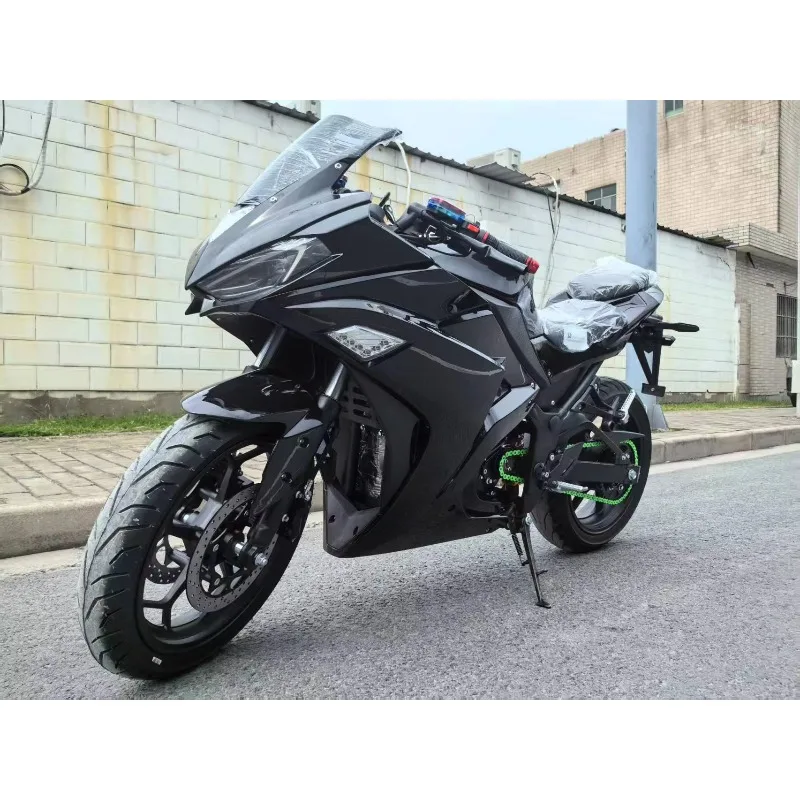 Xiangyin Factory دراجة نارية كهربائية مخصصة 200 كم/ساعة دراجات رياضية عالية الأداء مع محرك 12000 وات ونموذج جهد 72 فولت V6