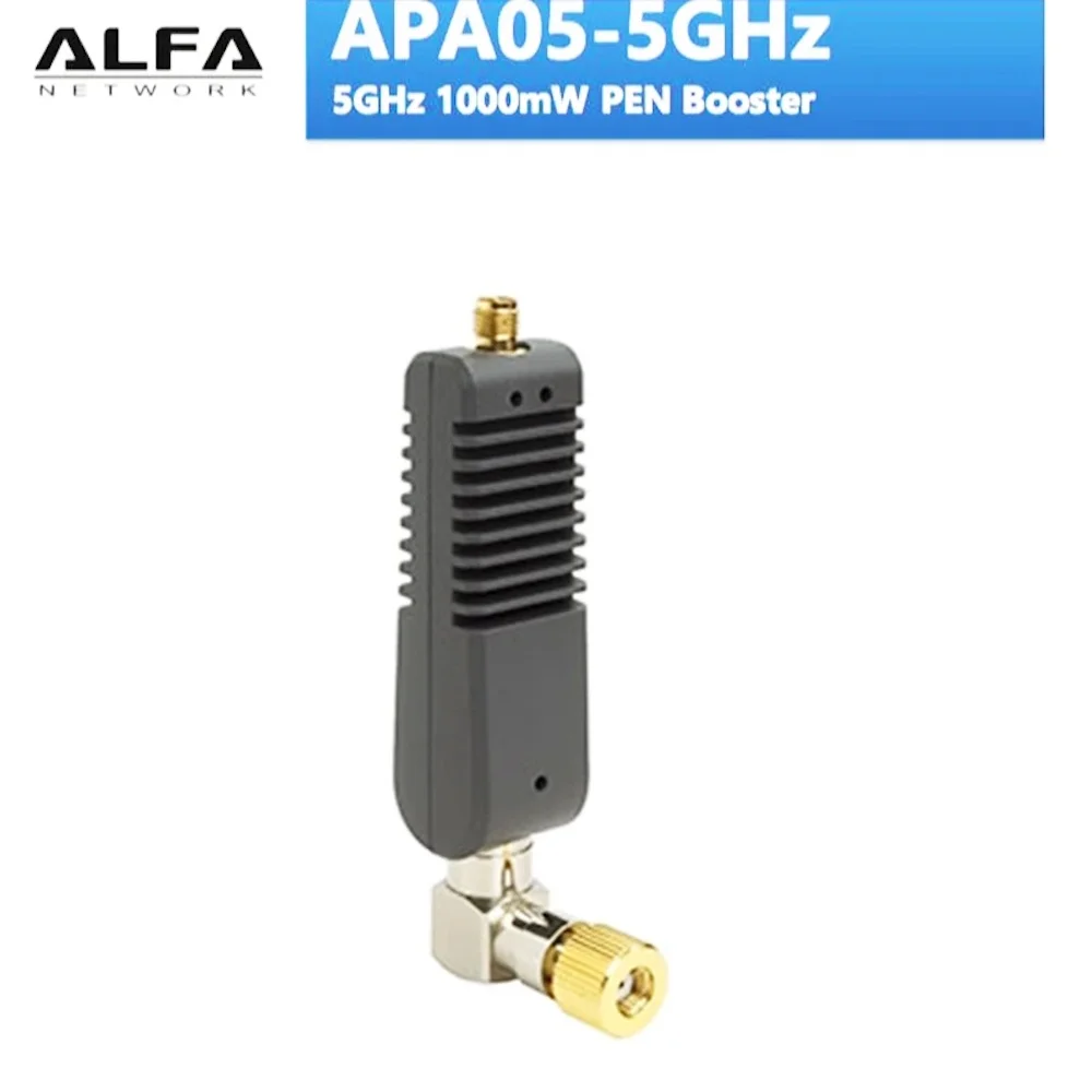 ALFA 1000mW High Power 5GHz WIFI Enhanced Signal Amplifier Receiving Repeater for 5GHz WiFi • Drone/5GHz ISM, UNII Application