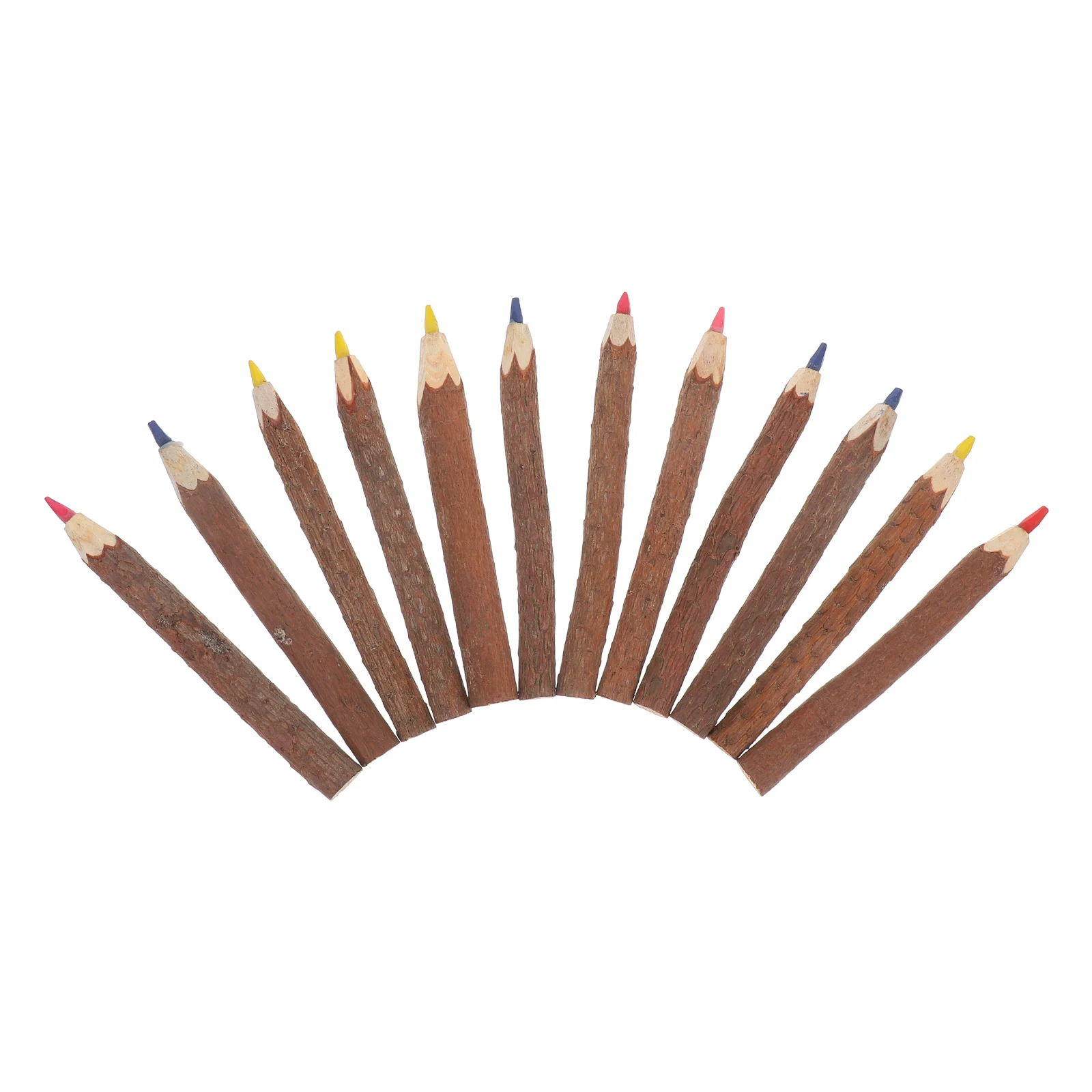 

12pcs 9-10cm Tree Branch Colored Pencils Drawing Oil Base Pencil Set for Artist Sketch (Mixed Color)