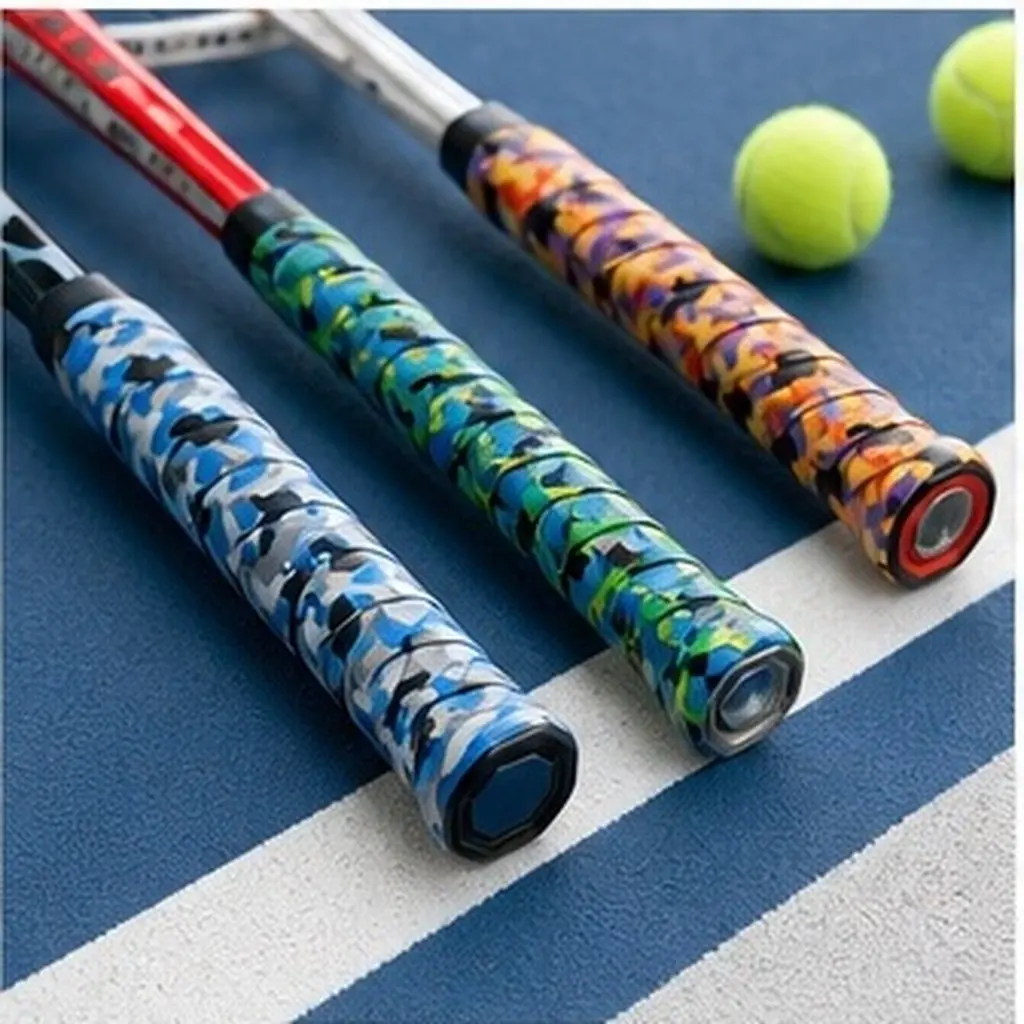 6Pcs Drum Stick Wraps Anti-Slip Sweat-Absorbent Flexible Ductile Drumstick Belts for Electronic Drums Tennis Badminton Squash