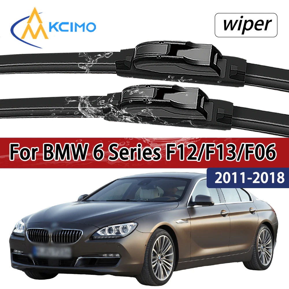 Für BMW 6 Serie F12/F13/F06 2011-2018 Frontscheibenwischerblätter 2 Stück Windschutzscheiben-Fenster-Zubehör