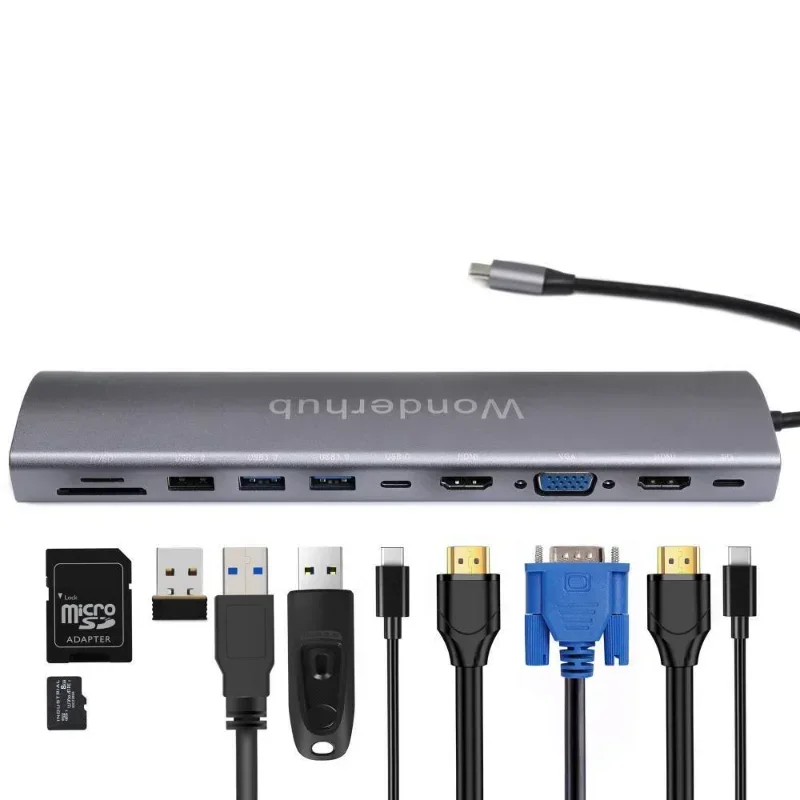 עבור usb3.0 splitter רב יציאות רכזת מחשב נייד גרירה אחד עשרה מרכזים