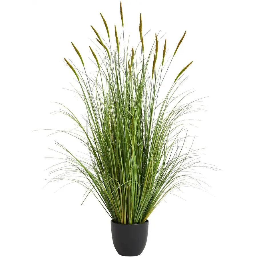 

Искусственная трава Cattail длиной 3 фута, искусственная луковая трава-тростник для помещений и улицы, 35 дюймов, для декора дома, офиса, свадьбы, в горшке
