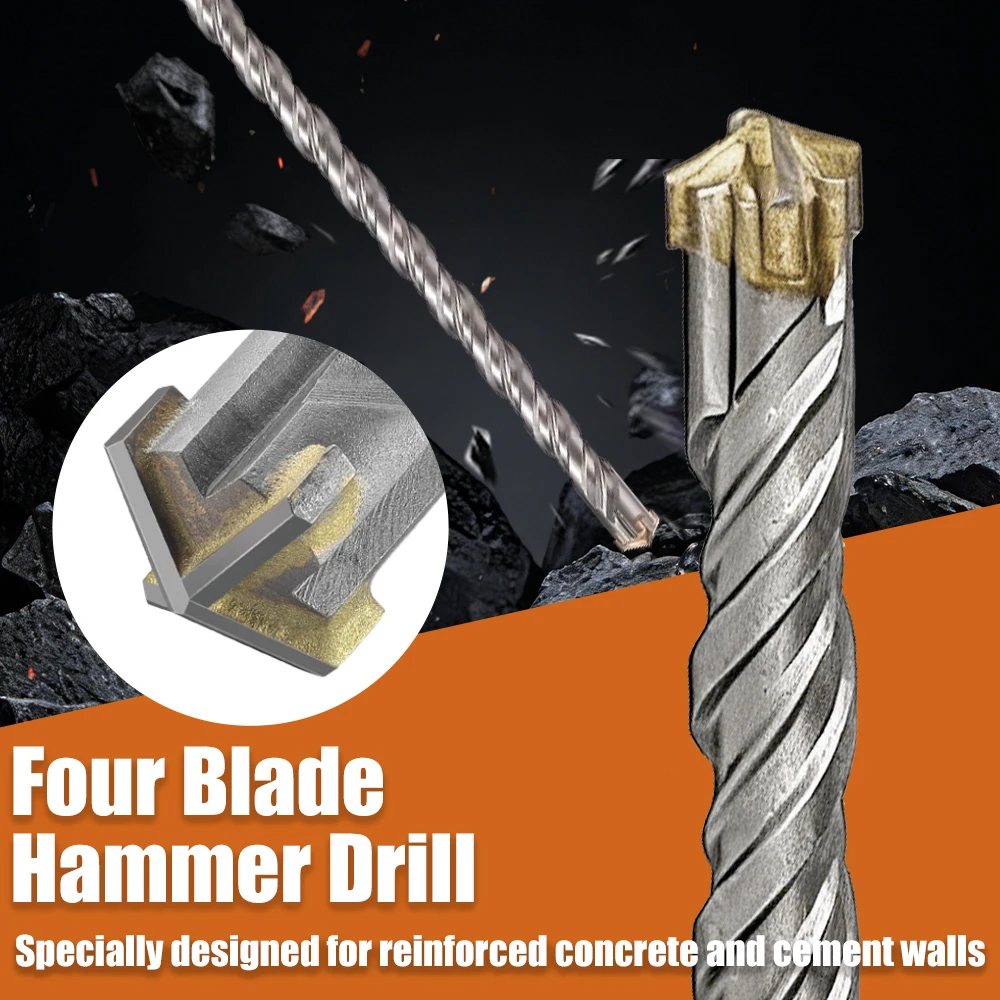 500mm Extended SDS Plus Cross - Concrete Breaker Demolition review and price