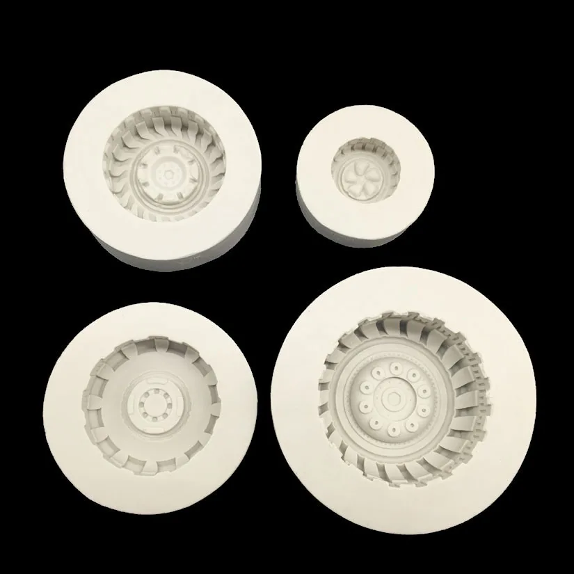 The Wheel Silicone Mold Sugarcraft Cookie Cupcake Chocolate Baking Mold Fondant Cake Decorating Tools