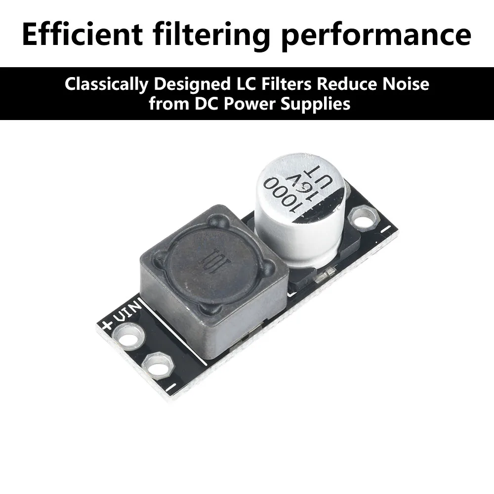 DC 16V 2A LC Filter Power Filter Eliminates Image Transmission Ripple Interference Video Signal Filtering Module