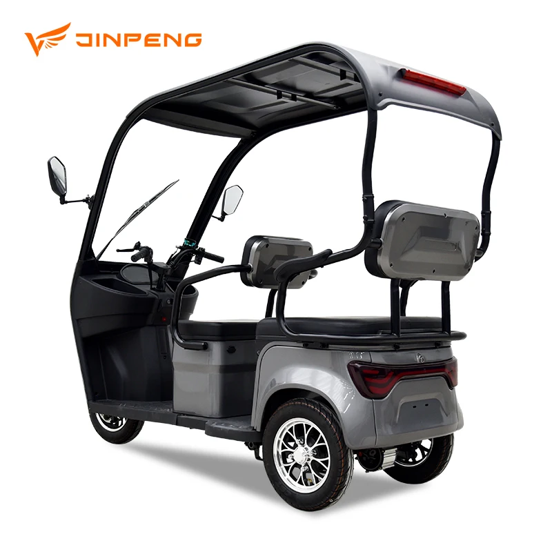 JINPENG MQ Manufacturer Factory Bulk Price Electric Tricycle For Passenger 3 Wheel 25km/h Speed Lead Acid Triciclo Electrico