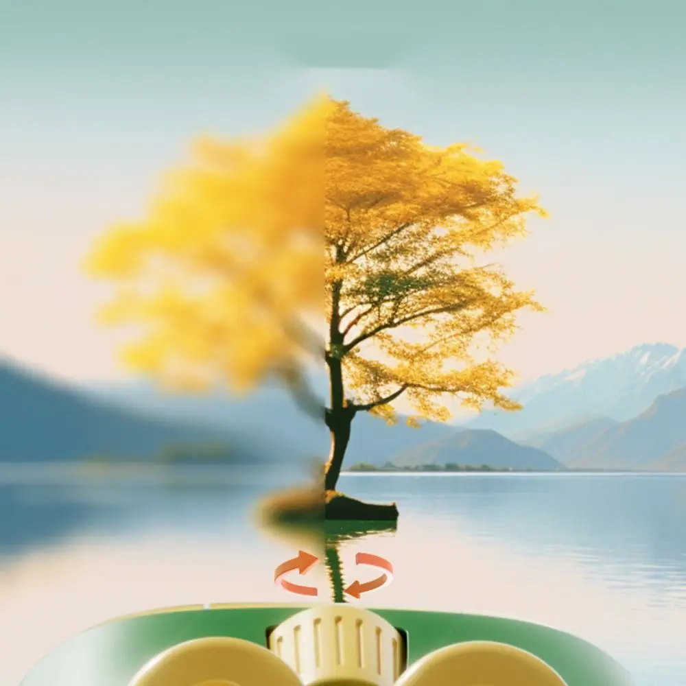 Plastic Children Binoculars Toy HD Magnifier High Magnification Portable Magnification Toy Science Exploration Cartoon