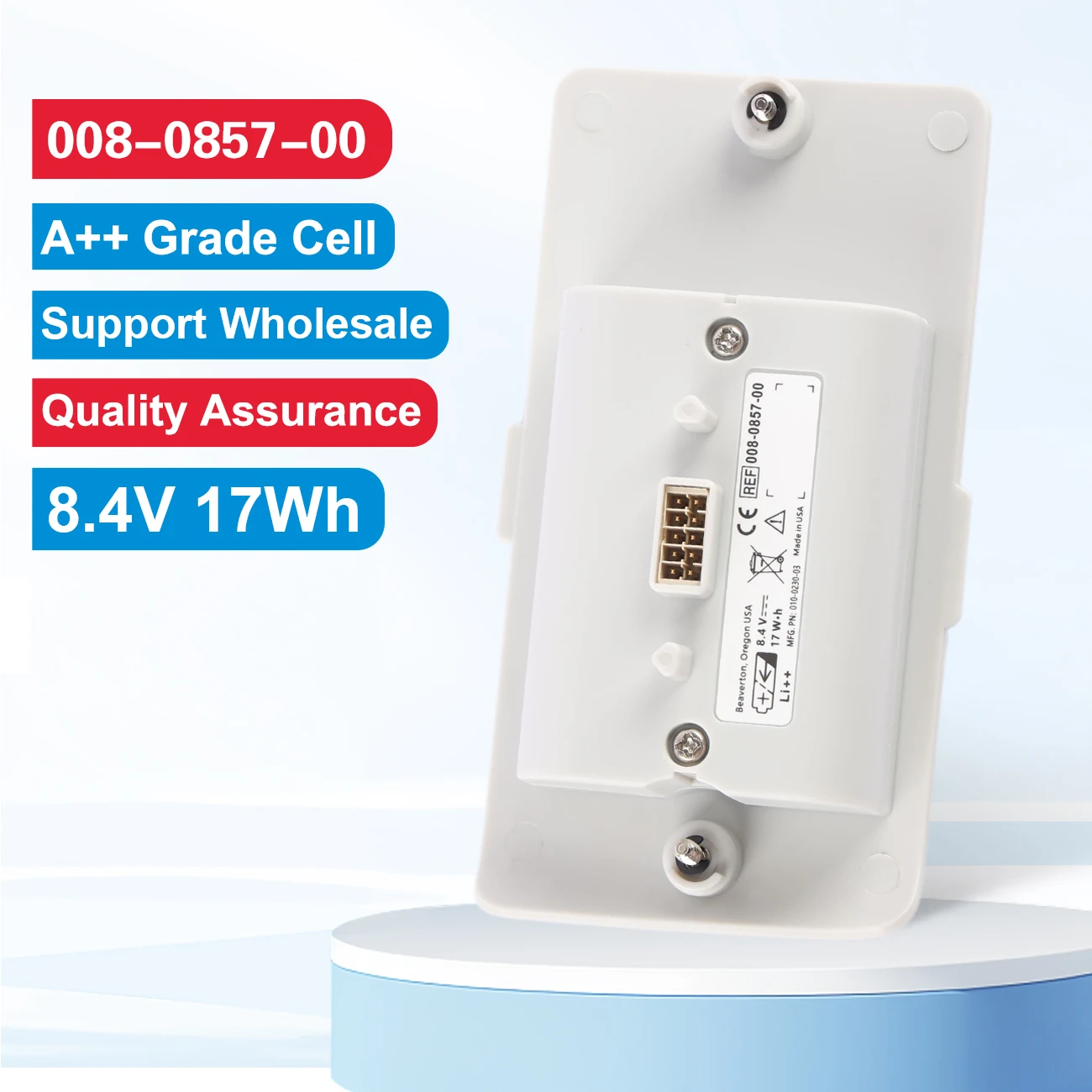 

008-0857-00 Rechargeable Li-ion battery For ProPaq LT 802LT0N 802LTRN Monitor 010-0230-03 008-0873-00 008-0869-00 8.4V 17Wh