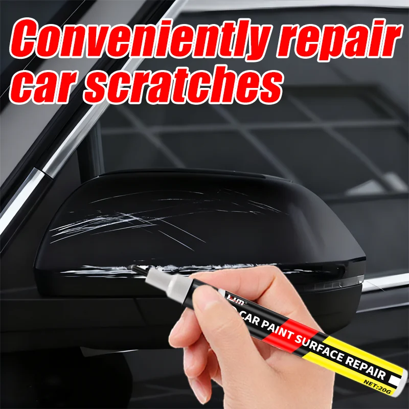 KJM New Car Scratch Repair Paint Pen 20g- Black and White Options, Efficient Car Surface Touch-Up, DIY Repair Kit, Perfect Match image 2