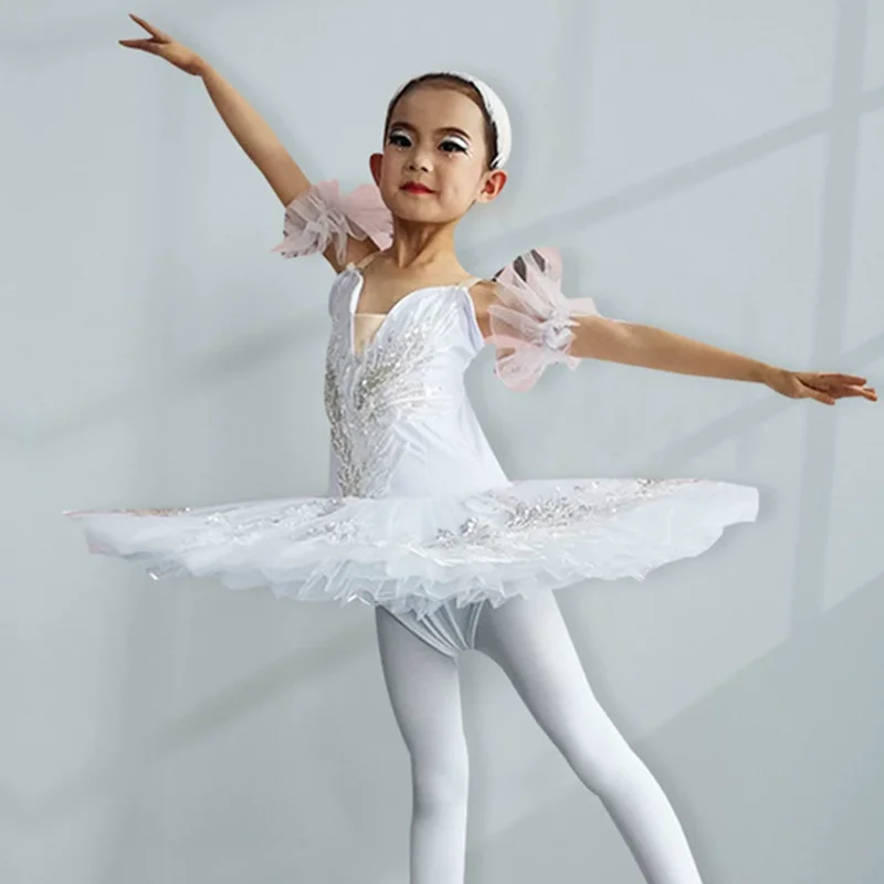 Summer Leotard Ballet Woman Dress Tutu Dance Costume Vestido Ballet Mother Kids Ballerine Family Matching Outfits Girls Clothes