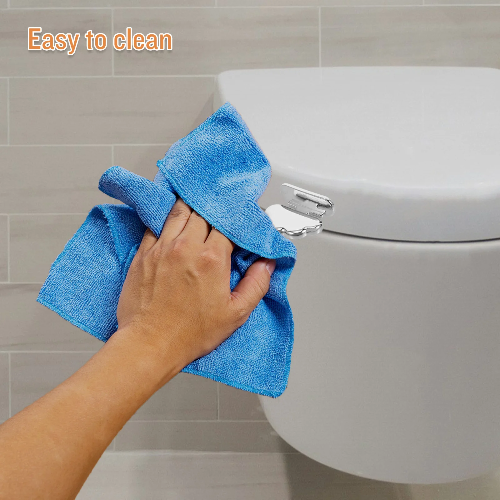 

2Pcs Toilet Seat Lifter Silicone Wear-Resistant Animal Shape Toilet Lid Lifter Handle Easy Use for Elderly Bathroom Supplies