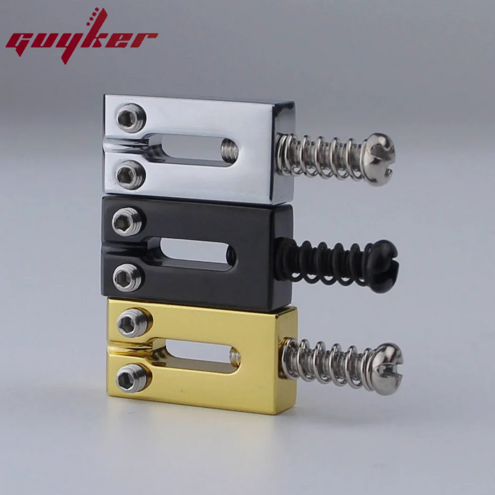 New 10.5MM 10.8MM Brass Plating Modern Guitar Tremolo Bridge Saddles For ST Electric Guitar