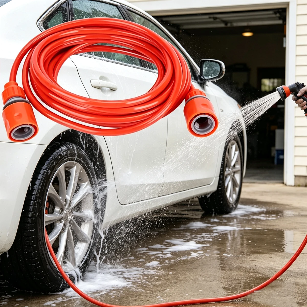 Frost-proof and Wear-resistant Multi-purpose Garden Hose Explosion-proof Water Flexible Expandable Hanger Car Wash Rubber Pipe
