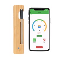 Bluetooth Smart Wireless Remote Meat Thermometer for Oven Outside Grill Kitchen BBQ