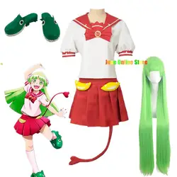 Anime Welcome to Demon School Iruma-kun Valac Clara Cosplay Costume Custom Women Sailor Suits Devil Tail Top Skirt Stockings