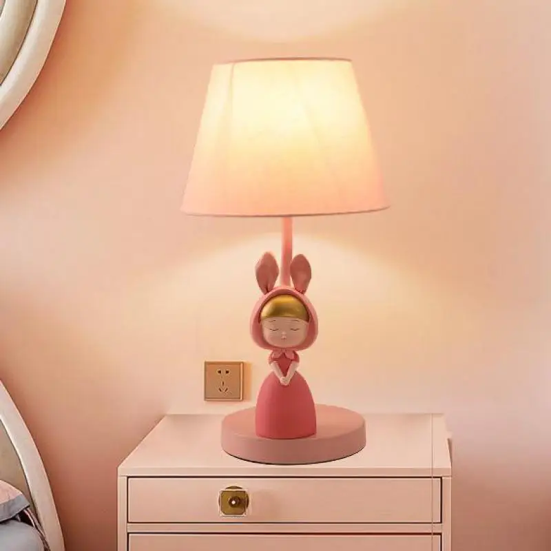 Cute cartoon little princess children's eye care table lamp girl's birthday gift children's room bedside lamps night light